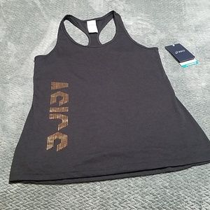 Asics black tank top